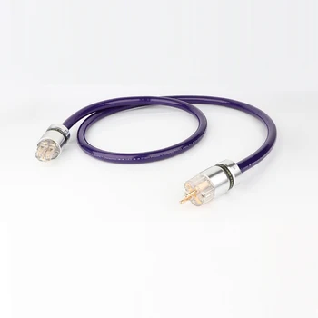 

YTER SA-OF8N 8N OCC AC power cable Pure Copper European standard Power wire Connector EU Schuko Power Cord HIFI supply wire