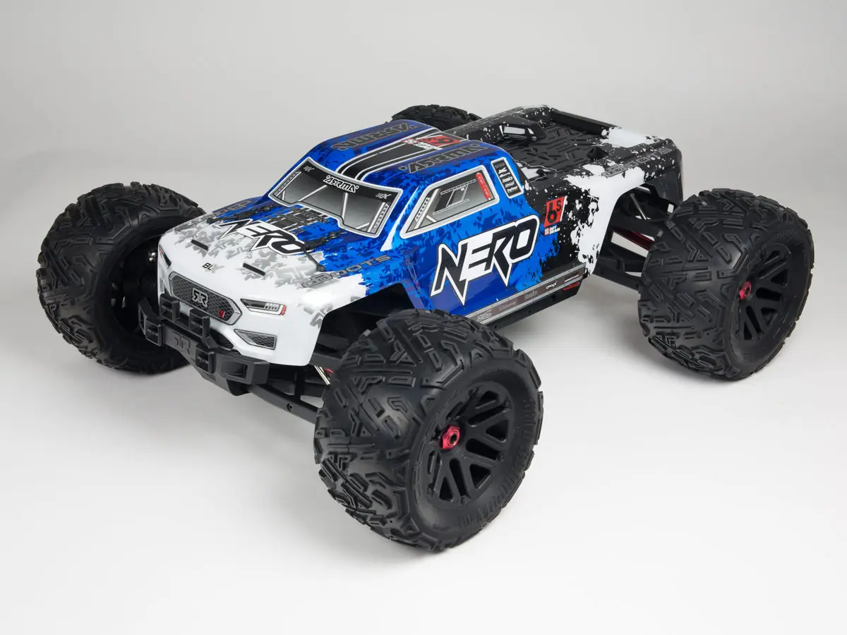 Original ARRMA AR406029 NERO shell body BLUE 6S BLX PAINTED DECALED TRIMMED Out of print collect for ARRMA NERO Monster truck