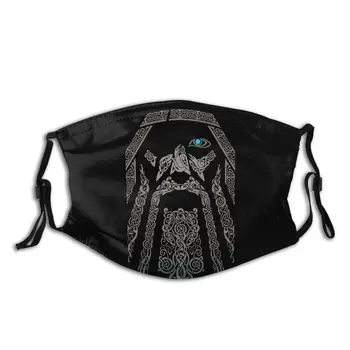 

Odin Viking Valhalla Reusable Mouth Face Mask Anti Bacterial Dust Protection Cover Respirator Muffle Mask with Filters