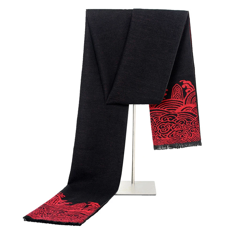 Moda clásica de invierno cálido Куэльо suave Чал bufanda на молнии Wrong extraction hombre пончо шарф человек