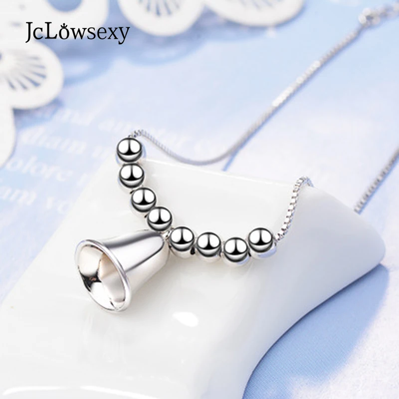 Jclowсексапильные Новые корейские модные браслеты из серебра 925 пробы и браслеты для девочек милый маленький колокольчик с браслет с прямоуголными звеньями Pulseira