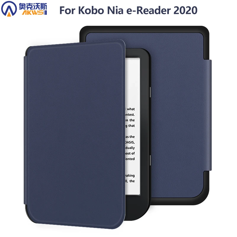 

Smart Case for Kobo Nia Ereader 2020 PU Leather Slim Cover for All-New Kobo Nia 6 inch Lightweigh Auto Sleep Funda Capa