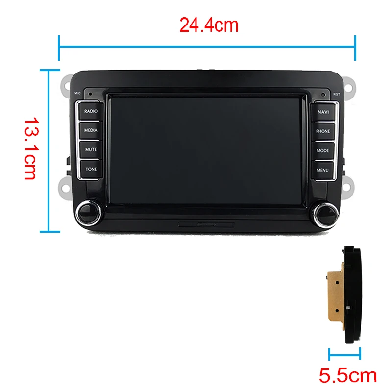 Golf 2 Din 7 дюймов gps навигация Wifi стерео радио для Bora VW Polo Volkswagen Passat B6 B7 Touran Android Авто MP5 плеер