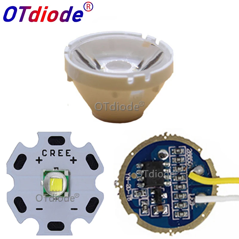 CREE XML XM L T6 LED U2 10 Вт Холодный белый 6500K/10000K светодиоды высокой мощности + 3 7 в 5