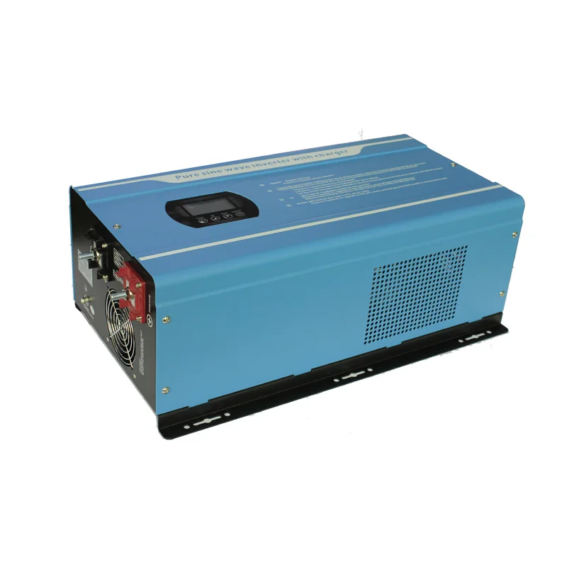 Инвертор солнечной энергии 3000 Вт 12VDC 24VDC/48VDC 30A DC В AC lcd двойной MCU Энергосберегающий Солнечный синусоидальный инвертор