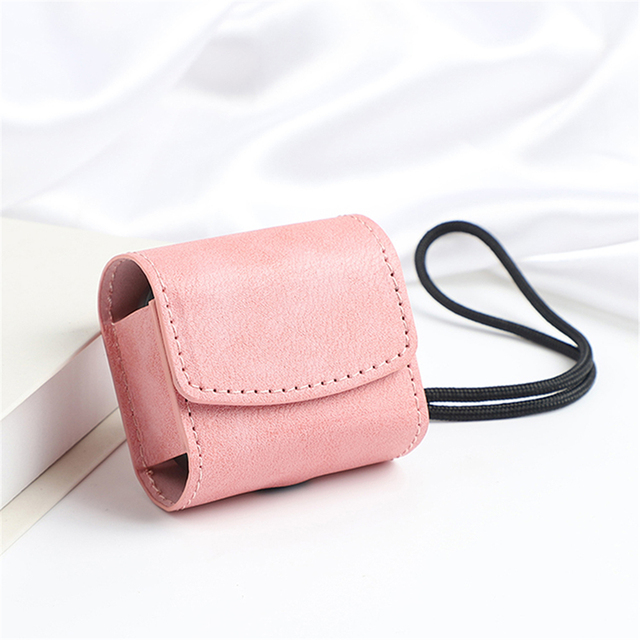 Leather Earphones Protective Case for Samsung Galaxy Buds Live / Buds Pro Wireless Earphones Accessories