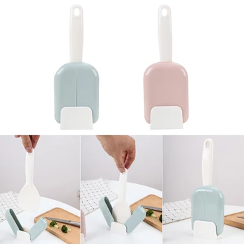 

Rice Paddle with Holder Automatic Opening Closing Spoon Rest Holder Stand Hanging Spoon Set Dustproof Cover Storage Rack HYD88