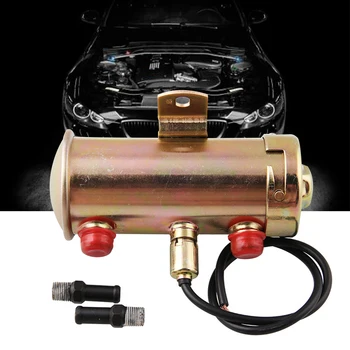 

12V 2 Adapters Low Pressure Fast Delivery Auto Car Sturdy Copper Durable Gasoline Replacement Parts Electric Fuel Pump High Flow