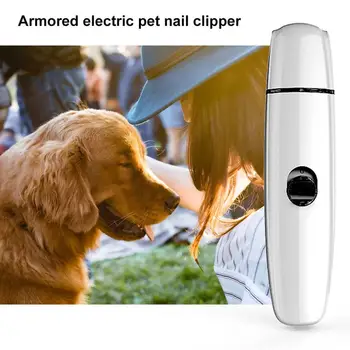 

Rechargeable Nails Dog Cat Care Grooming USB Electronic Pet Dog Nail Grinder Trimmer Clipper Pets Foot Pad