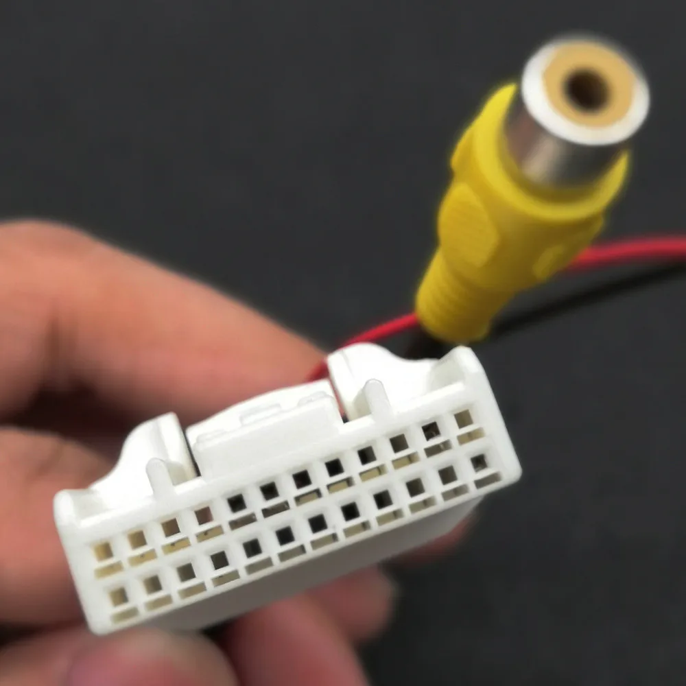 Оригинальный видеовходной выключатель YIFOUM 24Pin переходник RCA для камеры заднего