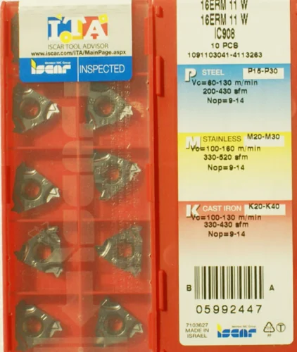 ISCAR 10 шт карбида 16ERM 11 Вт IC908