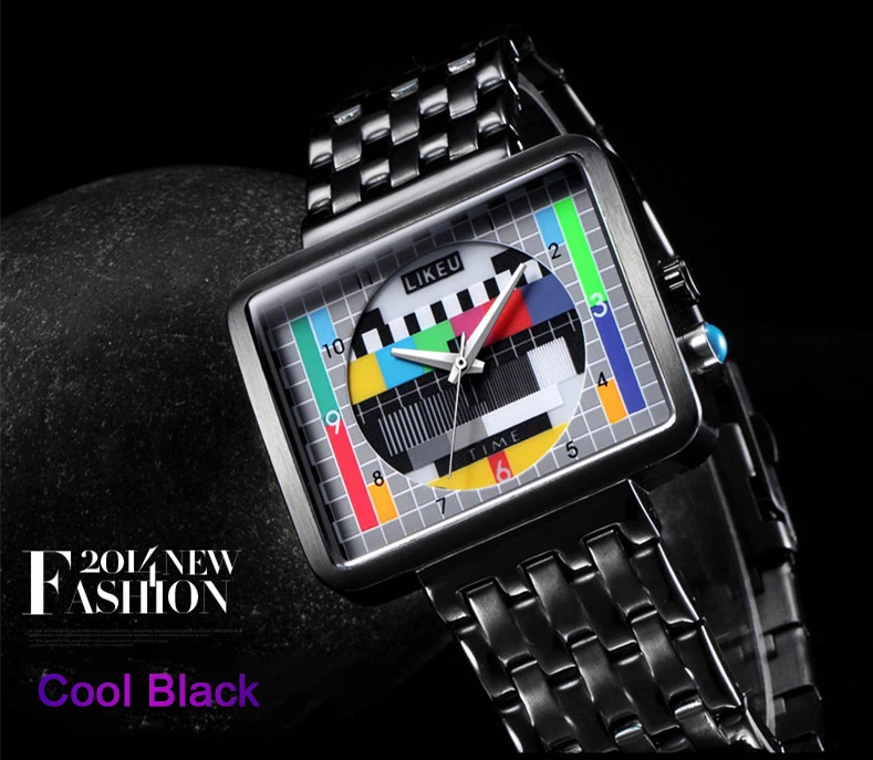 2021 new TV watch male and female luminous creative personality female watch student fashion electronic quartz watch