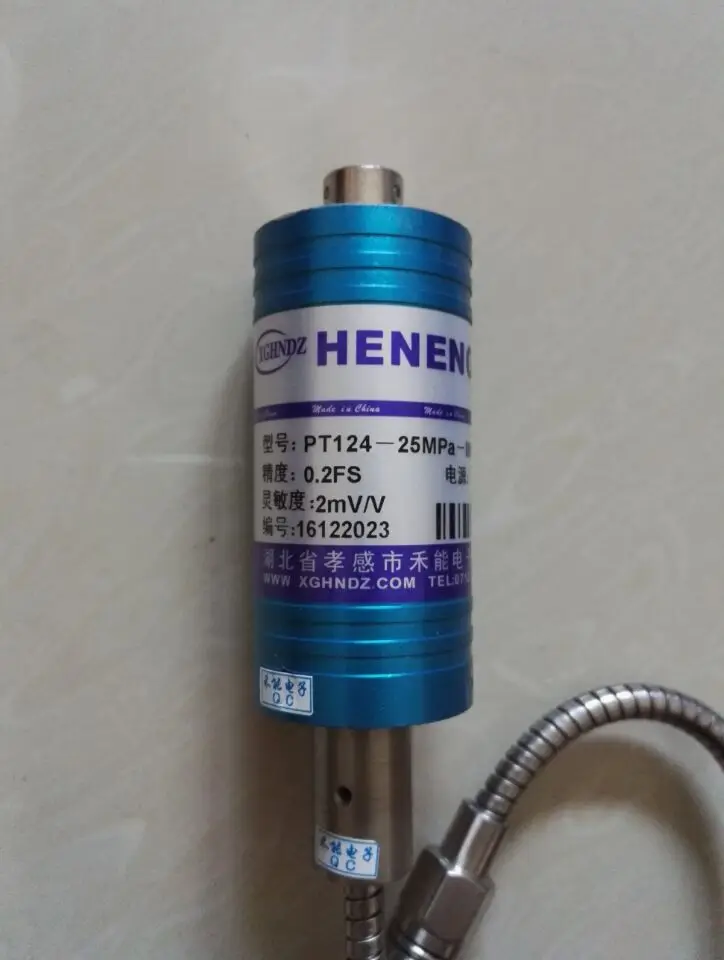 

Xiaogan Heneng High Temperature Melt Digital Pressure Low Temperature Drift Sensor PT124-25MPa-M14*1.5