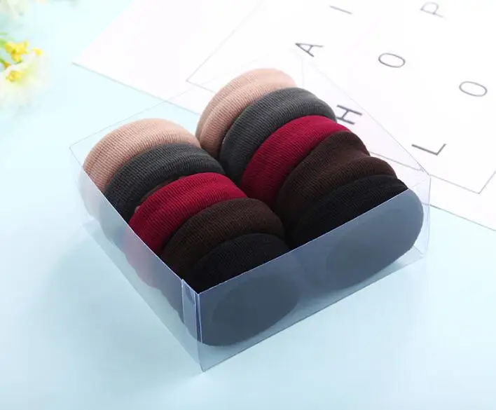 24 компл./лот 10 шт./компл. DIY простой мульти ткани перечеканке утепленные ободки для волос эластичные резинки для волос инструмент для укладки волос аксессуар HA1654