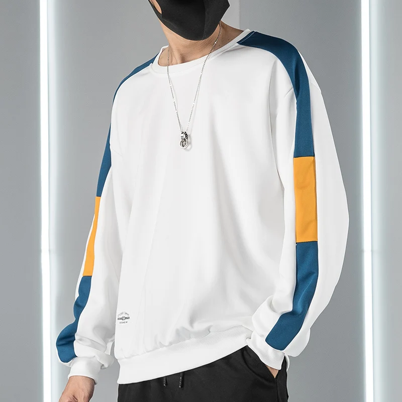 Oversized Sweatshirt Men Hip Hop 2020 Autumn Winter Long Sleeve Streetwear Pullovers Yellow White Black Hoodie Male Top Outwear Oversized Sweatshirt Men Hip Hop 2020 Autumn Winter Long Sleeve Streetwear Pullovers Yellow White Black Hoodie Male Top Outwear