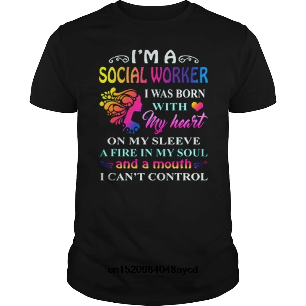 2019 funny t shirts I'M A SOCIAL WORKER T SHIRT 2018 Fashion tshirt men t-shirt |