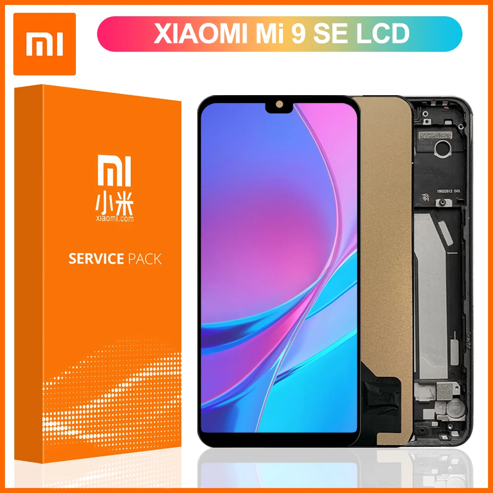 100% протестированный дисплей с рамкой для Xiaomi MI 9 SE Mi9 ЖК-дисплей сенсорным экраном