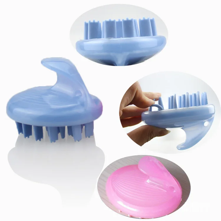 

Plastic massage comb shampoo comb silicone shampoo brush shampoo massage brush comb comb meridian massage instrument