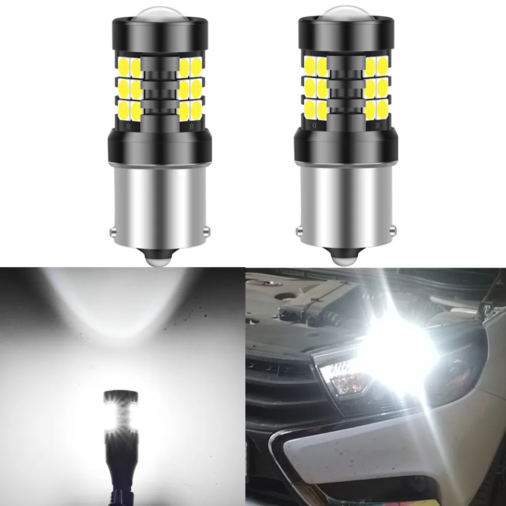 

2x S25 1156 BA15S P21W LED Turn Signal Light T15 W16W LED Bulb Reserve Lamps For skoda octavia 2 3 a5 karoq fabia 2 1 yeti rapid