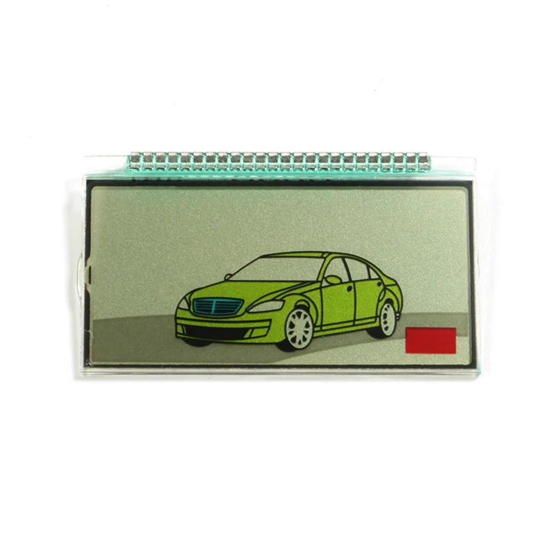 Pantalla LCD para ruso Logicar 2 sistema de alarma para coche Scher-Khan Logicar 1/2 lcd remoto llave de control remoto cadena CCRSM Khan