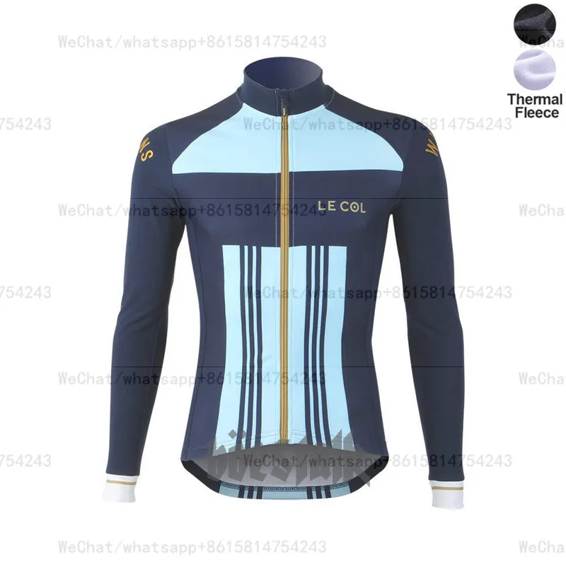 winter jacket Le col одежда для велоспорта Мужская зимняя одежда с длинными рукавами из теплого флиса сохраняет тепло велосипед bh гоночный на заказ спортивный велосипед maillot ciclismo - Цвет: winter jacket