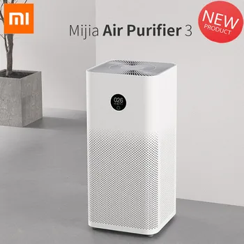 Очиститель воздуха Xiaomi Mijia 3, HEPA-очиститель с управлением через приложение, умный очиститель воздуха для дома, очиститель звука