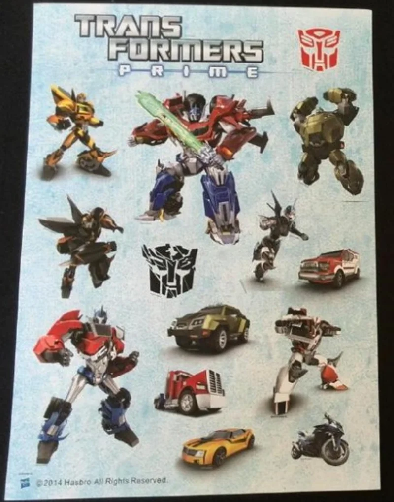 TFP Leader's Proof G1 Series наклейка с героями Autobot Decepticon starcry Hercules WM A4|Игровые фигурки и