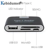 3 in1 USB 3.1 Typ C USB-C TF SD OTG Kartenleser Für Macbook Telefon Tablet Speicher Kartenleser Adapter