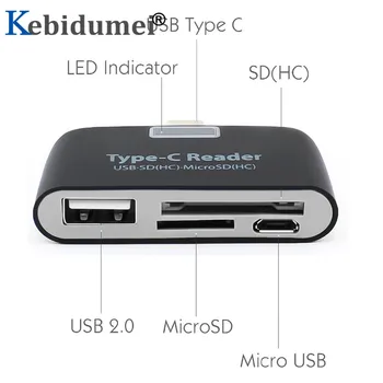 

3 in1 USB 3.1 Type C USB-C TF SD OTG Card Reader For Macbook Phone Tablet Memory Card Readers Adapter