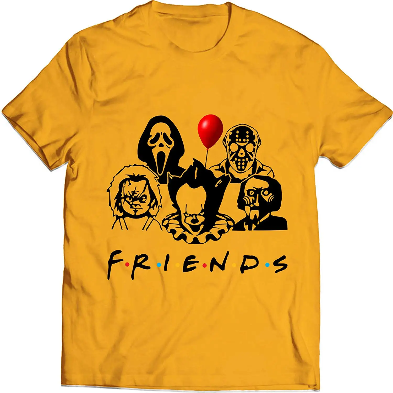 Футболка с надписью Friends Lovers TSDFC подарок для влюбленных Penny-Wise IT chocky Jason Voorhees Fan