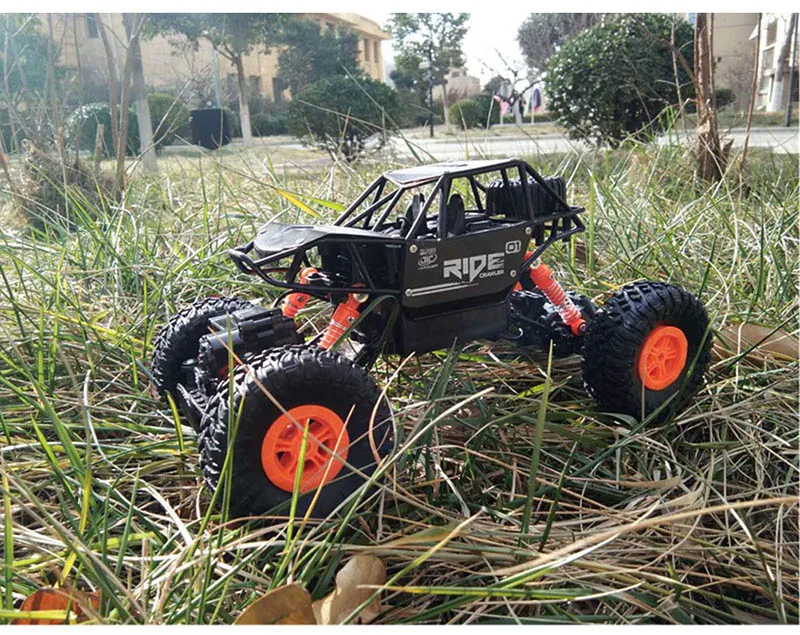 Сплав 2,4G rc автомобиль 1/16 10 км/ч внедорожный привод Bigfoot автомобили электрические четыре колеса скалолазание двойные двигатели автомобиль игрушки автомобиль для подарка