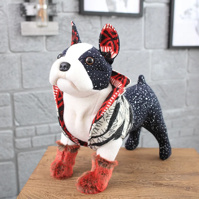 Высокое качество 3D моделирование собака креативный водный бархат собака кукла бульдог Чихуахуа золотой ретривер собака плюшевая игрушка подарок