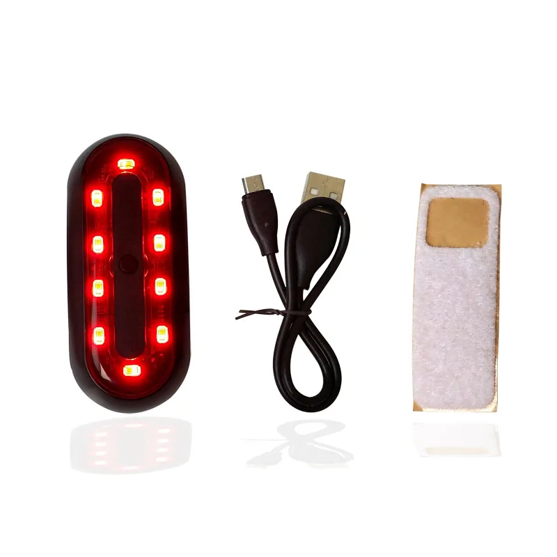 Светодиодный ночник для мотоциклетного шлема с USB зарядкой умная световая полоса