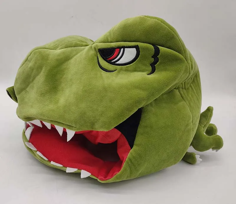 official Jurassic WorlD1 T-Rex dinosaur Plush hat Cosplay Kids Costume Gift