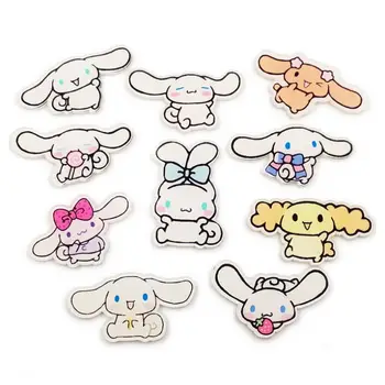 

10PCS Cartoon Animal Badges Cute Cinnamoroll Dog Icon Acrylic Brooches Bag Accessories Packbag Decor Brooches Pins Party Gifts