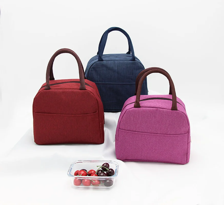 Bolsa de almuerzo portátil, bolso enfriador, contenedor de almacenamiento de alimentos, bolso de Picnic