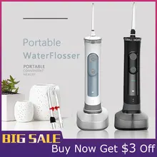 Беспроводной Оральный ирригатор переносная зубная Вода Flosser Ho использование удержания и Путешествия Использование струи воды зуб pick 1400 Puls/Min 4 режима
