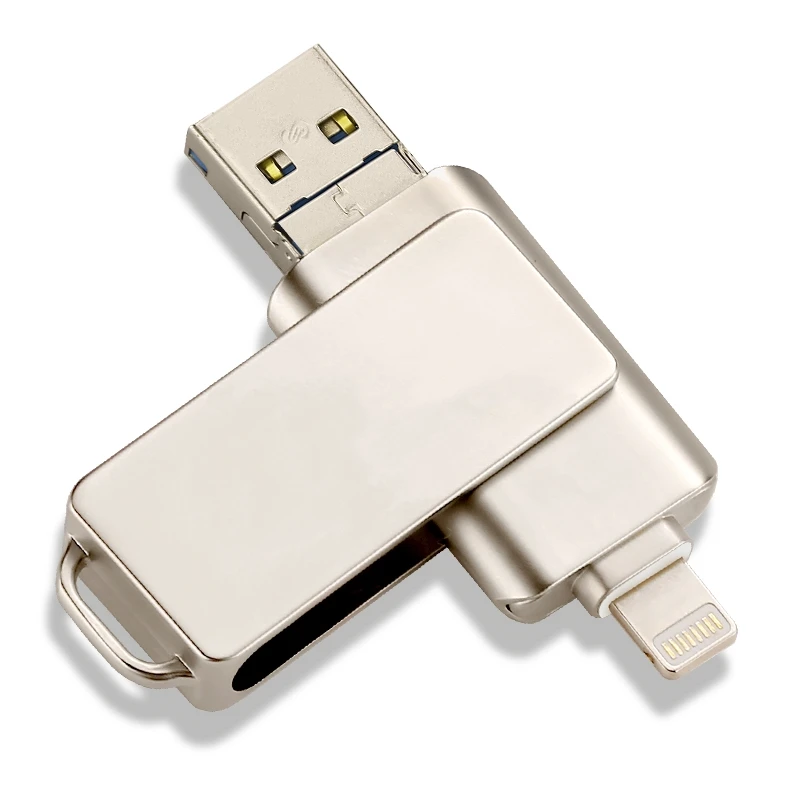 Lightning OTG Jump Drive iPad Me... 3-in-1 256GB USB Flash Drives for iPhone