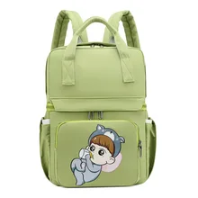 Sac à dos multifonctionnel pour maman et bébé, 36x26x15CM, avec couche d'isolation thermique, grande capacité, motif dessin animé