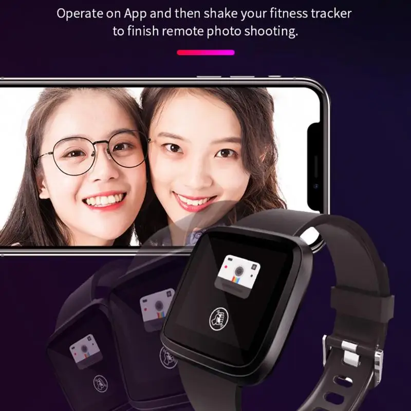FFYY-H108, Bluetooth, браслет, g-сенсор, для женщин, физиологический, сердечный ритм, кровяное давление, монитор, шагомер, фитнес-трекер, Смарт-часы