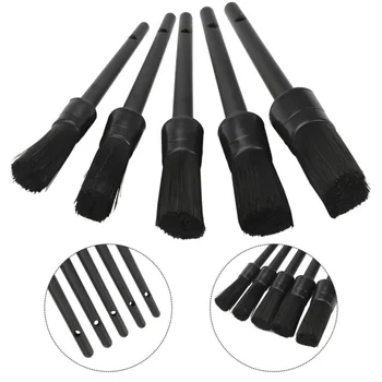 

For Wheel Clean Detailing Brush Kit Plastic Vehicle Auto Interior Durable