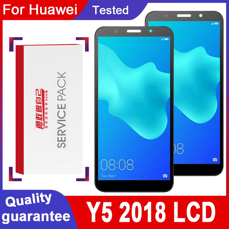 Сменный сенсорный ЖК-экран 5 45 дюйма для Huawei Y5 Prime 2018 / дигитайзер в сборе DRA-LX2 L01