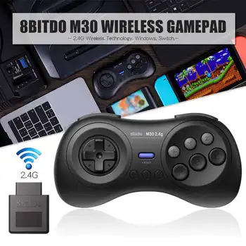 

2019 New 8bitdo M30 2.4G Wireless Gamepad Game Controller for Switch for Windows PC Black Retro Controllers