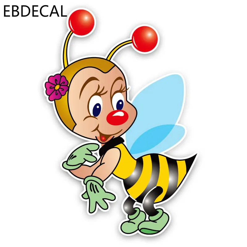 EBdecal красивая наклейка пчела для Авто/бампер/окно/наклейка на стену наклейки DIY