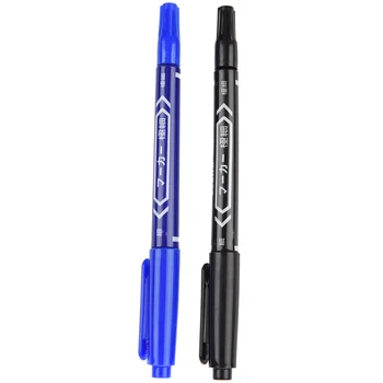 

10pcs Tattoo Skin Marker Piercing Marking Scribe Dual-tip Pen