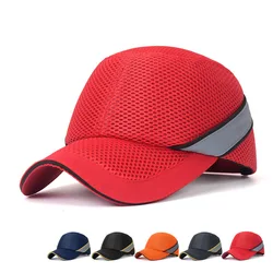 Nouveau casque de Protection pour le travail, casquette anti choc, coque intérieure dure, Style chapeau de Baseball pour le travail, usine, magasin, Protection de la tête de transport 