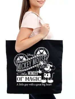 

Canvas bag "Mickey Mouse. Wonder of Magic ", Black unisex, Disney