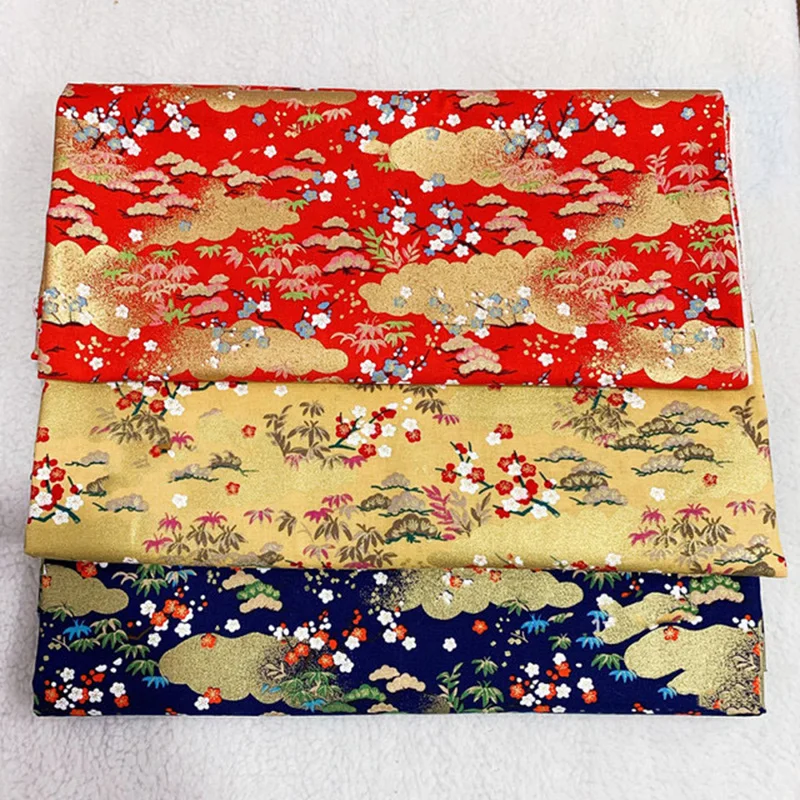 1 ярд, хлопковая ткань с принтом в японском стиле, рукоделие, шитье, рукоделие, одежда, аксессуары, материал