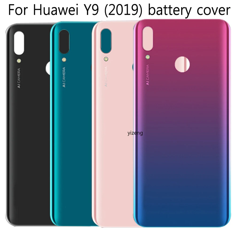 Корпус для huawei Y9 /Enjoy 9 Plus батарея задняя крышка стеклянная панель Задняя крышка корпус дверь Enjoy 9 Plus запасные части для ремонта