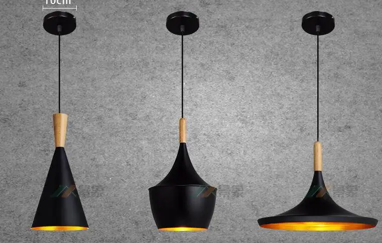 black Wood ABC Горячее предложение! Распродажа! 1 комплект винтажная лампа том музыкальный инструмент подвеска ABC светильник s Ресторан подвесной светильник - Цвет корпуса: black Wood ABC